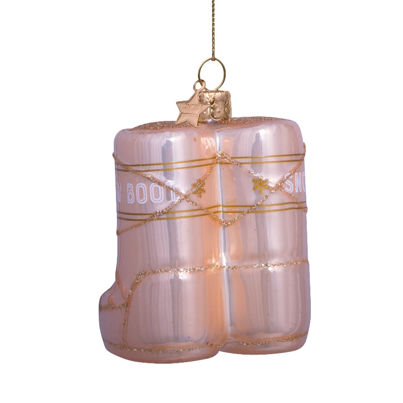 Vinterstøvler juleophæng - H7,5 cm.